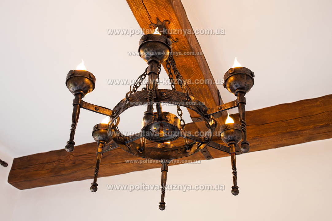 Forged lamps, chandeliers, street lanterns