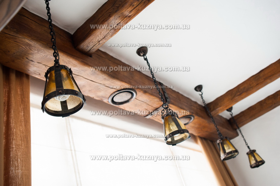 Forged lamps, chandeliers, street lanterns