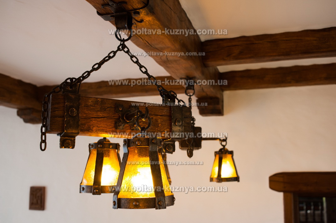 Forged lamps, chandeliers, street lanterns