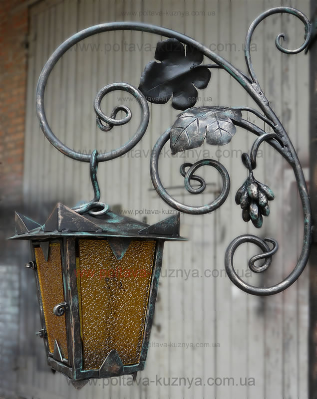 Forged lamps, chandeliers, street lanterns