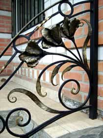Forged protections, fences, handrails