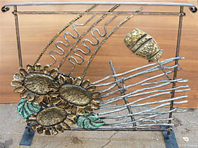 Forged ornamental fences