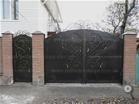 Forged gate, wicket