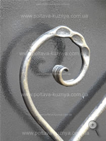 Forged wicket decorative elements