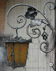 Forged street lantern