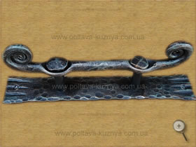 Forged handle for doors