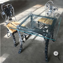 Forged furniture set